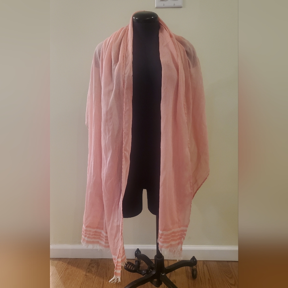 Soft Pink Scarf Shawl Wrap